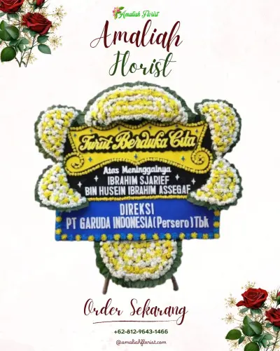Papan Bunga Duka di Darmasaba